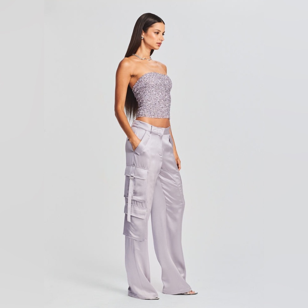 Retrofete - Andre Cargo Pants Mini Grey - Large - New with Tag🏷️ Perfect Condit